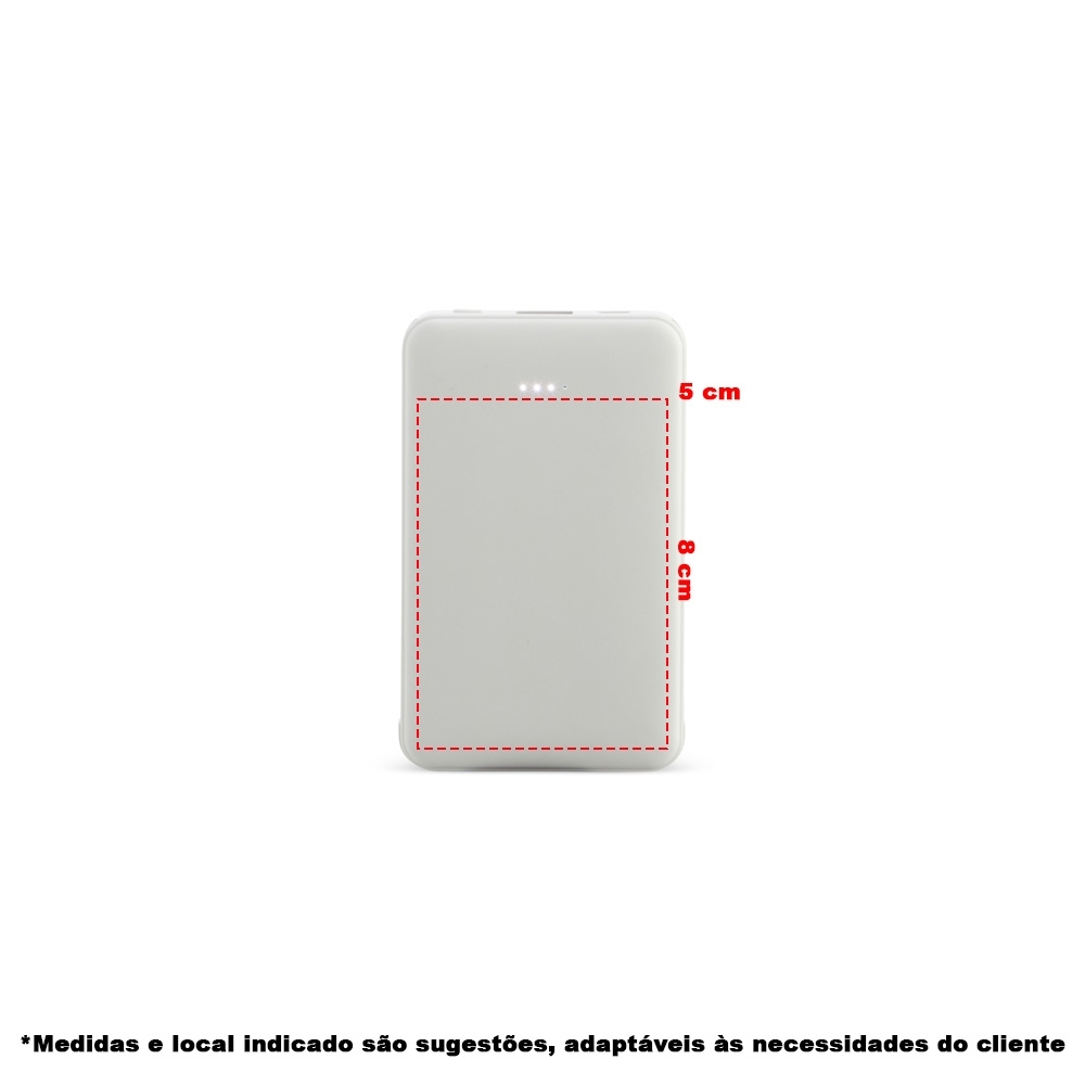 Power Bank Plástico 5.000mAh - Imagem 5