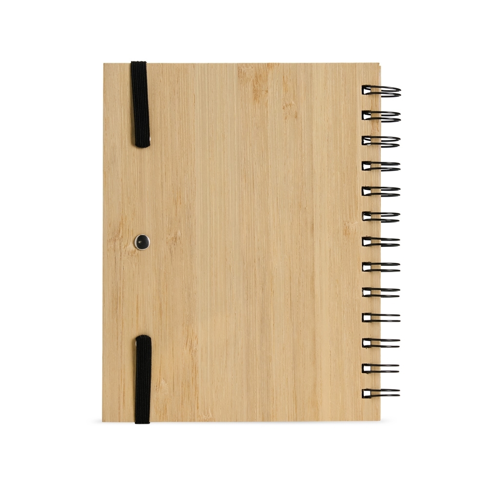 Bloco de Anotações Bambu com Caneta Personalizado - Imagem 4